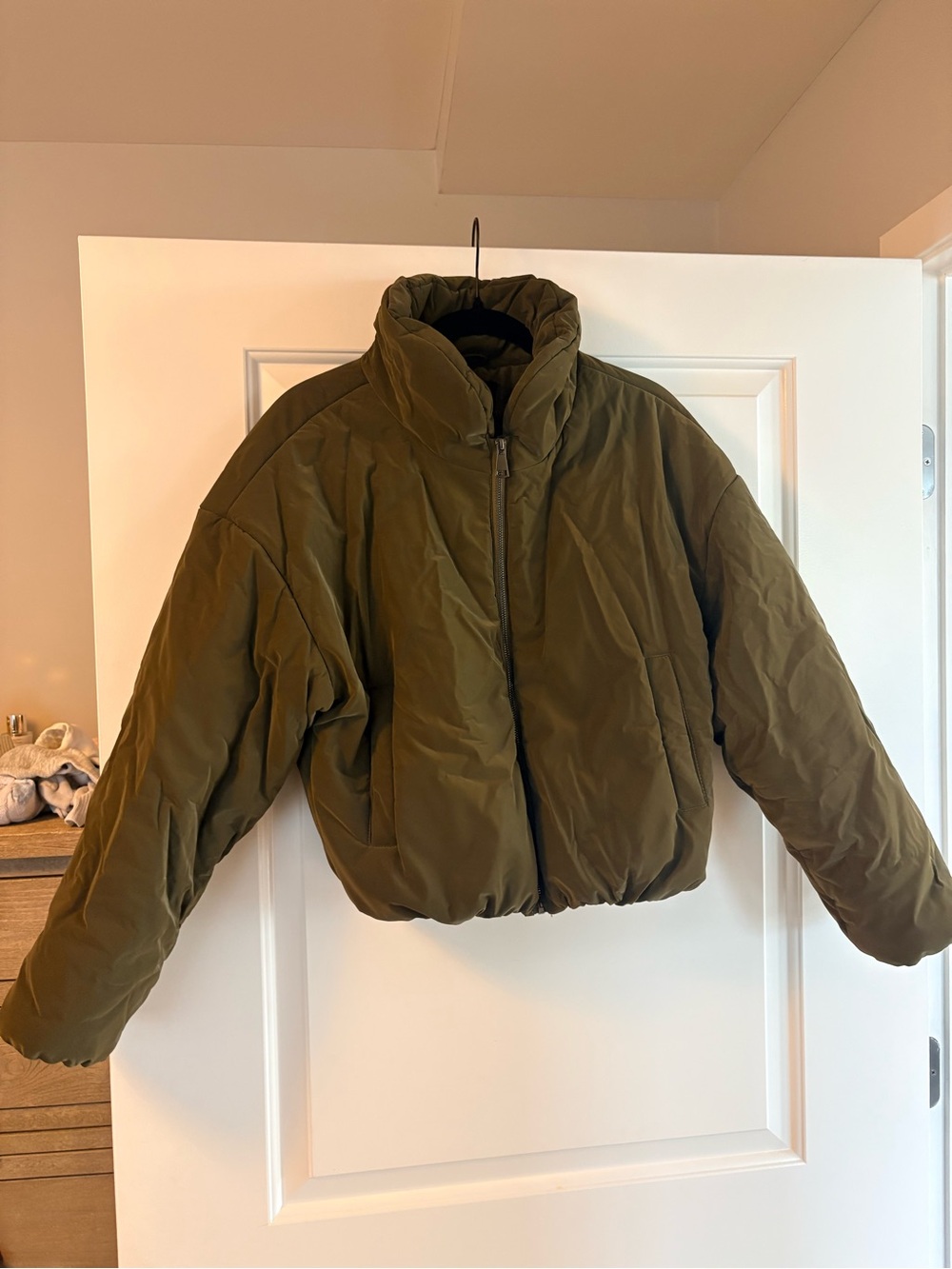 Steve Madden Olive Green Puffer Jacket - Women